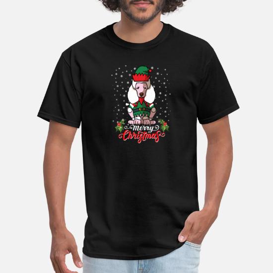 Merry Christmas Poodle Greetings Dog 